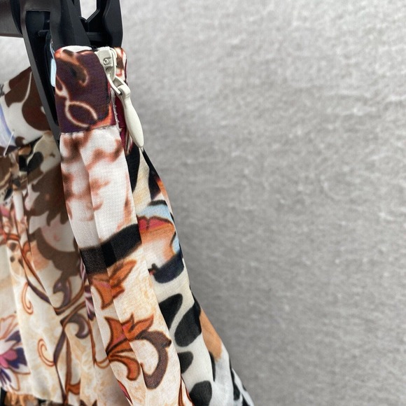 NWT Boston Proper Boho Maxi Skirt Sz 6 Colorful Abstract Flowy Southwestern - Picture 8 of 16